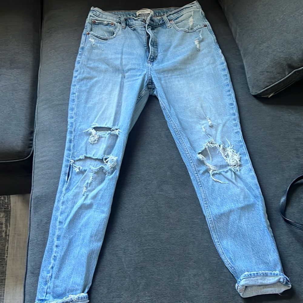 Abercrombie & Fitch High Rise Skinny Jeans